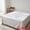 White 91"x96", variant on Unique Bargains Microfiber Ice Bed Sheet Flat Sheet Bedding for Bedroom Dark gray 91"x96"