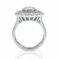 thumbnail image 5 of HeartsAndYou 4ct Round Cut Moissanite Engagement Ring for Women Double Halo Split Shank 18k White Gold over Silver, 5 of 9