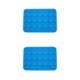 thumbnail image 2 of Bearachild Molde para hornear magdalenas con 24 ranuras, bandeja para moldes de silicona para pasteles y Chocolate, bandeja para hornear postres de cocina azul 2piezas Bearachild CBP134008, 2 of 5