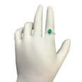 thumbnail image 4 of AoneJewelry 1.45 Ct. Halo Emerald and Diamond Ring In 10K Rose, White & Yellow Gold, 4 of 4