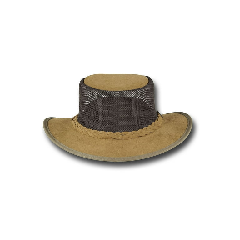 Barmah Hats Foldaway Extra Wide Brim Cattle Suede Cooler Leather Hat - Item  2019