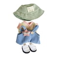 thumbnail image 3 of Ropa para muñecos de peluche perfecl 15 Cm, con sombrero verde, accesorios de Vestir, 3 of 8