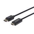 thumbnail image 1 of Cable de Vídeo Manhattan de DisplayPort a HDMI M-M , 3m. Color Manhattan 153188, 1 of 2