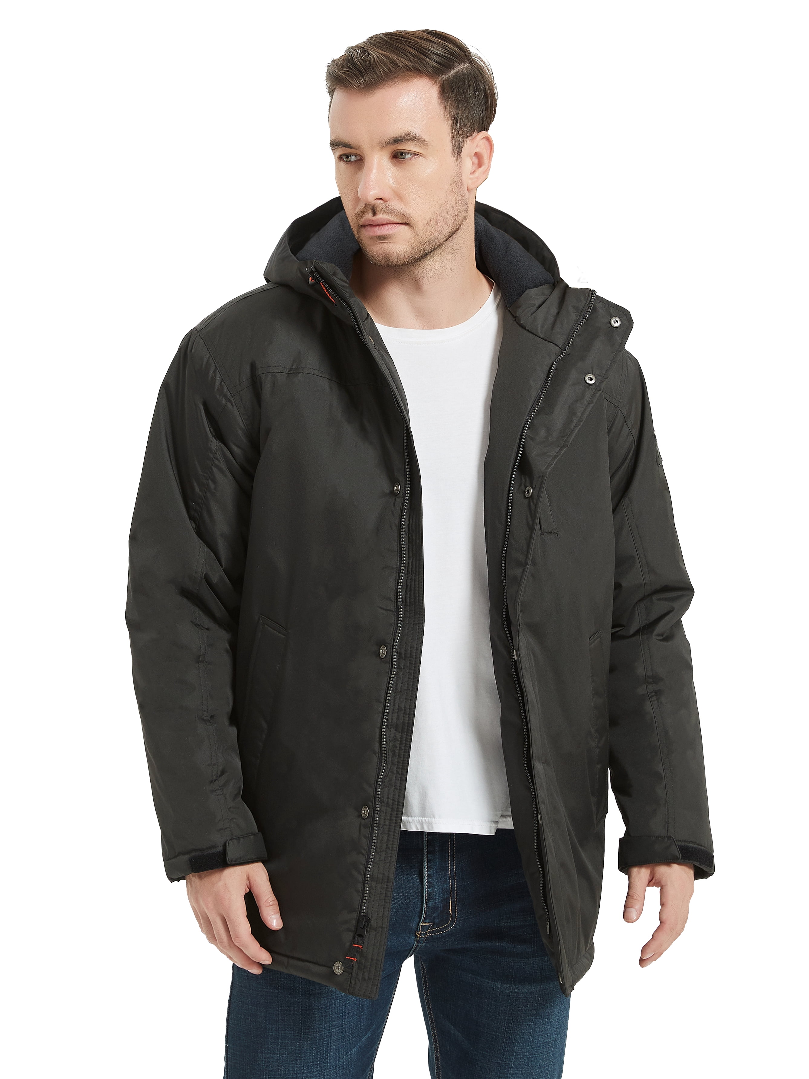 Hawke & Co Mens Hooded Snorkle Jacket, Sizes S-2XL