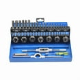thumbnail image 4 of Kit d'Outils à Main en Acier Allié Métrique 12 Pcs : Comprend Robinet, Dée, Clé à Cliquet, Pince et Mesure à Bande – Ensemble Durable et Compact pour Réparations DIY, Projets de Quincaillerie et Usage Professionnel avec Longue Durée, 4 of 6