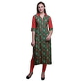 thumbnail image 1 of Bimba Kurti Droit en Rayonne pour Femmes Robe Longue Indienne Imprimée, 1 of 6
