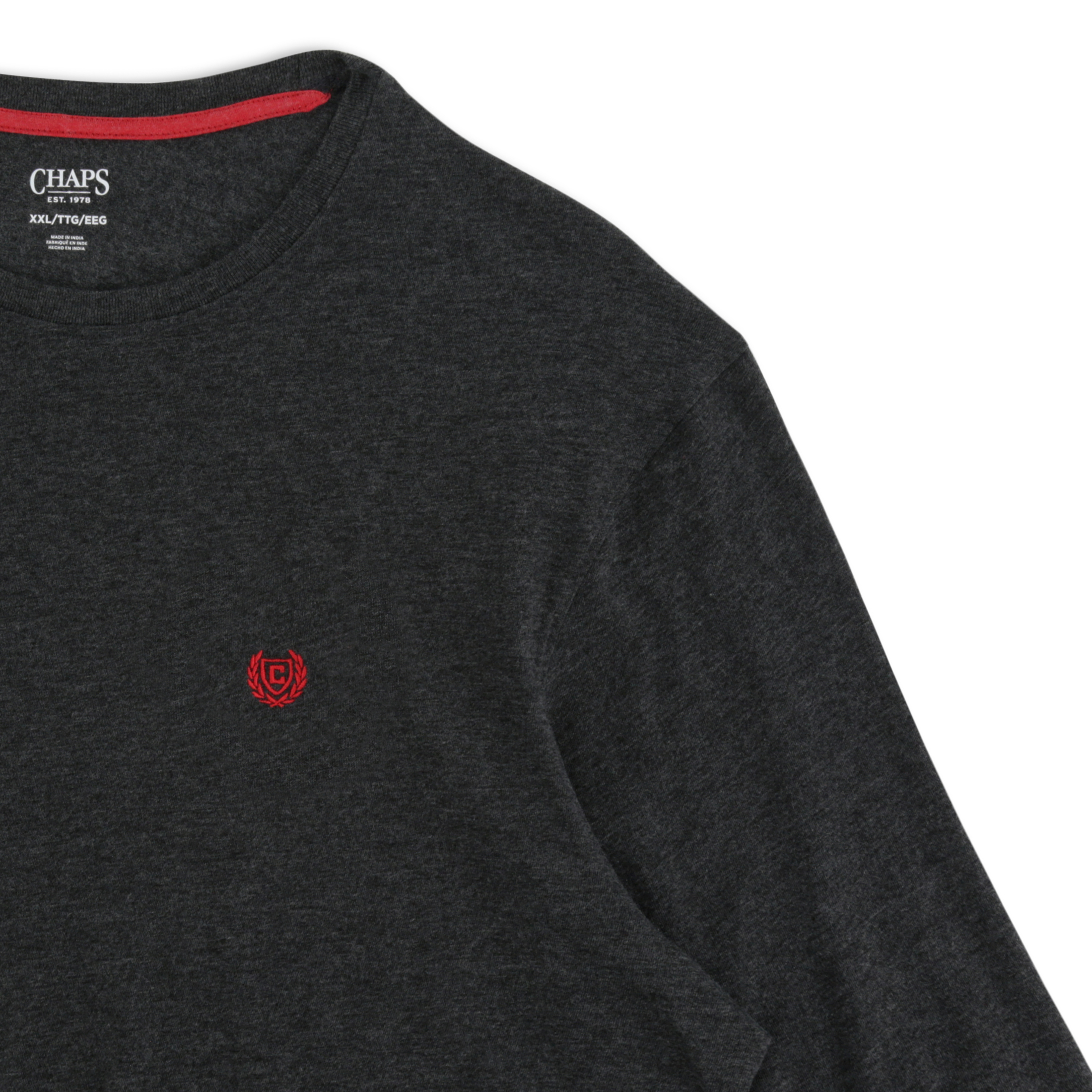 Chaps Men's Long Sleeve Logo Tee