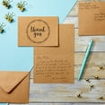 thumbnail image 4 of BEST PAPER GREETINGS Bulk Thank You Cards with Envelopes - 120 Pack, 3.5 x 5 In Kraft Brown Rustic Floral Wreath - Blank Thank You Cards with Envelopes & Notes for Wedding, Teachers & Kids, 4 of 8