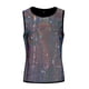 thumbnail image 5 of CAMISAS PARA HOMBRES INSPIRE CHIC Lentejuelas Cuello Redondo Sin Mangas Top Metálico XL Plata, 5 of 6
