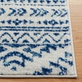 thumbnail image 4 of SAFAVIEH Tulum Lakisha Distressed Southwestern Area Rug, 11' x 11' Square, Ivory/Navy, 4 of 9