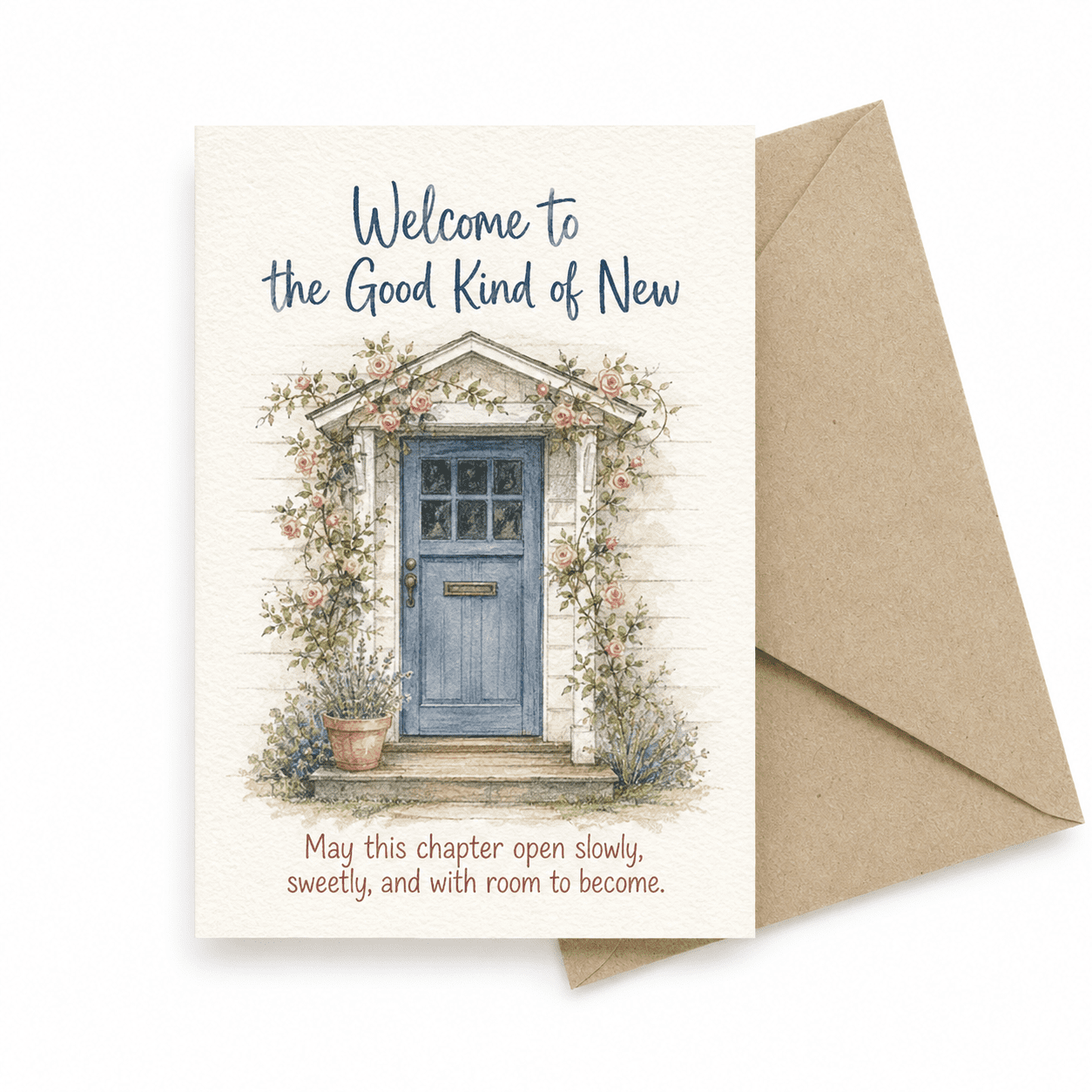 Small World Greetings - Welcome Greeting Cards - Blank Inside with