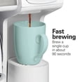 thumbnail image 3 of Hamilton Beach FlexBrew Trio Cafetera de 2 vías, compatible con cápsulas o molidos K-Cup, porción individual y olla completa de 12 c, blanca con detalles de acero inoxidable, preparación rápida, 3 of 5
