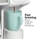 thumbnail image 3 of Hamilton Beach FlexBrew Trio Cafetera de 2 vías, compatible con cápsulas o molidos K-Cup, porción individual y olla completa de 12 c, blanca con detalles de acero inoxidable, preparación rápida, 3 of 5