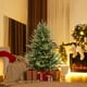 thumbnail image 1 of Costway Árbol de Navidad artificial de 180 cm con 778 puntas de ramas de PVC PE y 240 luces LED de color blanco cálido, 1 of 5