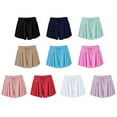 512T Kids Big Girls Flowy Butterfly Shorts Athletic 2 in 1 Running