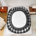 thumbnail image 5 of Homewish Farmhouse Bear Animal Full Size Sheets for Men, Black Grey Buffalo Plaid Bed Sheets, Western Lodge Cabin Sheet Sets, Microfiber Bedroom Decor, 4pcs, 5 of 7