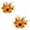 A-340617VV, variant on Set of 2 Autumn Sunflower Candle Ring Wreaths, Artificial Maple Twig Berry Mini Wreath for Thanksgiving Dining Table Centerpiece Decor (A)