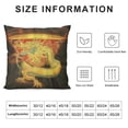thumbnail image 5 of Orinice Dragon Art Emperor Huizong of Song Cloisonnism Graphic Decorative Pillow Cover for Home Couch Living Room Sofa Square Pillow Case 1PC 20x20in, 5 of 5