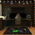 thumbnail image 5 of Gaming Chair Mat for Carpet Hardwood Tile Floor,36"x48" Gaming Rug for Gaming Room, Under Desk Non Slip Gamer Rug,Low-Pile Game Room Rug,Rubber Backing Large Gaming Chair Floor Mat,Colorful Gamepad, 5 of 6