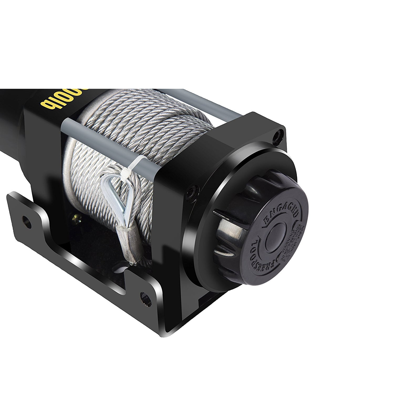 ORCISH 12V 4500LBS Electric Steel Cable ATV Winch Kits for Towing ATV//UTV Off Road Trailer with Wireless Remote Control Mounting Bracket.