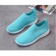 thumbnail image 2 of Correr Caminar Tejer Calcetines Zapatillas Sin cordones Zapatos para Mujer ER, 2 of 4