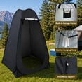 thumbnail image 3 of Wavraging Shower Tent, 3.9 x 3.9 x 6.2ft Pop Up Privacy Portable Camping Changing Tent for Outdoor Toilet, Dressing Room and Bathroom with Carry Bag for Beach, Camping, Hiking, 3 of 8