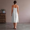 thumbnail image 5 of Laqbezok Women's Cotton Linen Camisole Dress, Casual Sleeveless Scoop Neck Midi Gown, Loose Solid Color Flowy Sun Dress for Summer Vacation, 5 of 5