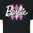 thumbnail image 3 of Barbie - Argyle - Juniors Cropped Cotton Blend T-Shirt, 3 of 5