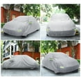 thumbnail image 5 of Unique Bargains Waterproof Car Cover 210Dpu Cover All Weather Full Car Cover with Door Zipper for Outdoor Windproof Sun Rain Protection Silver Tone for Volkswagen New Beetle 1998-2019, 5 of 7