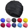 thumbnail image 2 of | Nylon Hair Bathing Swimming Caps Hat, 2 of 5