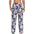 thumbnail image 3 of Xecao Plaid Flamingo Men's Straight Lounge Pajama Pants: The Ultimate in Comfortable Sleepwear, 3 of 9