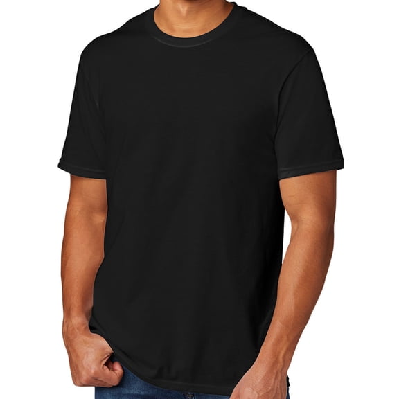 Men's Extreme Softness TriBlend Tee Shirt, Medium Black