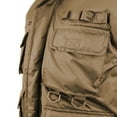 thumbnail image 2 of Maximos Men'S Military Fishing Hunting Utility Tactical Vest Multi Pocket Khaki Medium, 2 of 4