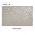 thumbnail image 3 of SLYNSHome Hot Place Mat, Waterproof Heat-Proof Western Food Insulation Pad,Gray Easy-to-Clean Tea Decoration Mat for Home Dining and Kitchen Table, 3 of 6
