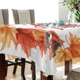thumbnail image 4 of Yayeee Tablecloths for Rectangular Tables 54 x 54 inch Party Table Cover, Leaves Pattern, 4 of 6
