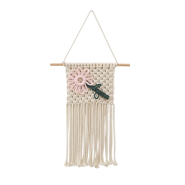 Tapiz tejido para habitación de niños, cuerda de algodón, tapicería para colgar en la pared, accesorios para fotos Wmkox8yii fhajkh1148