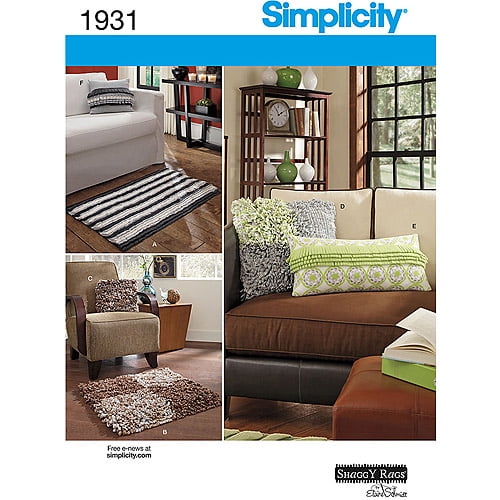 Simplicity Home Decorating Pattern, 1 Each