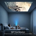 thumbnail image 5 of HY320 4K Android 11 Smart Projector,Portable WiFi 6 Bluetooth 5.0 with Auto Keystone Correction,180°Rotatable Home Theater, Outdoor,Gaming, 5 of 6