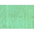 thumbnail image 1 of Ahgly Company Indoor Rectangle Solid Turquoise Blue Modern Area Rugs, 6' x 9', 1 of 4