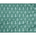 thumbnail image 4 of oneOone Polyester Lycra Fabric Floral & Flying Swan Block Print Sewing Fabric BTY 56 Inch Wide, 4 of 4