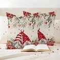 thumbnail image 3 of Outdoor Pillow Covers 26 x 26 Inches, Red Floral Valentine's Day Waterproof Throw Pillow Cover Set of 2, Gnomes Botanical Gifts Rustic Decorative Square Cushion Covers for Patio/Tent/Couch/Garden, 3 of 8