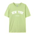thumbnail image 1 of T-Shirts Imprimés pour Femmes Respirants d'Été Mode Col Rond Manches Courtes, 1 of 7