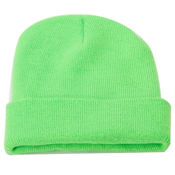 Women Beanie Hat, Fashion Casual Solid Color Cozy Soft Skin-friendly Knitted Woolen Yarn Winter Head Warm Cuffed Skull Cap