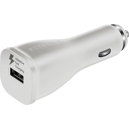 Samsung OEM Original USB Quick Charge 2.0 Fast Charging Car Cigarette Adapter - White