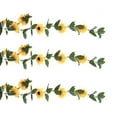 thumbnail image 2 of Enredaderas de girasol artificiales, enredaderas de girasol artificiales Guirnalda de girasol de 200 cm Enredadera de girasol colgante Rendimiento de primer nivel, 2 of 8
