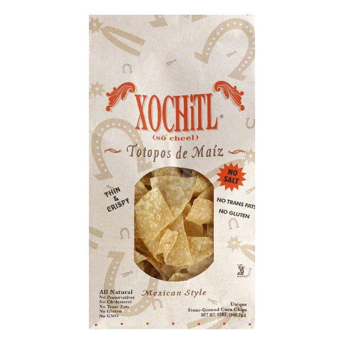Xochitl No Salt Corn Chips, 12 OZ (Pack of 10)