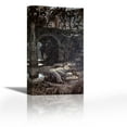 thumbnail image 1 of Bridge Over The Brook Kedron - Contemporary Fine Art Giclee on Canvas Gallery Wrap - wall décor - Art painting - 17 x 32 Inch - Ready to Hang, 1 of 2