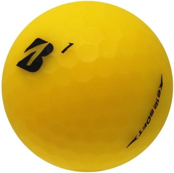 Pre-Owned Bridgestone e12 Matte Yellow Golf Balls, Mint / AAAAA Condition, 12 Count, by Reload