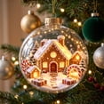 thumbnail image 4 of JHRGJIO Glowing Christmas Story Ornament, Light-Up Mini Holiday Scene Accent, Warm LED Light for Home Display Christmas Decorations Winter Decor Tabletop Decoration, 4 of 7