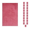 thumbnail image 1 of Furnish My Place Modern Plush Solid Pink Color Rug - Pets and Kids Friendly Rug, Indoor/Outdoor Mat, Area Rugs Great for Kids, Pets, Living Room, Made in USA, 1.5' x 2.25' Rectangle - Set of 20, 1 of 5